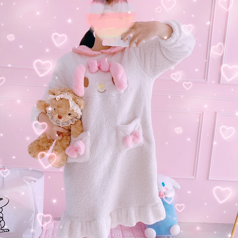My Melody Cinnamoroll Pajamas Sets Long Sleeve Sleepwear