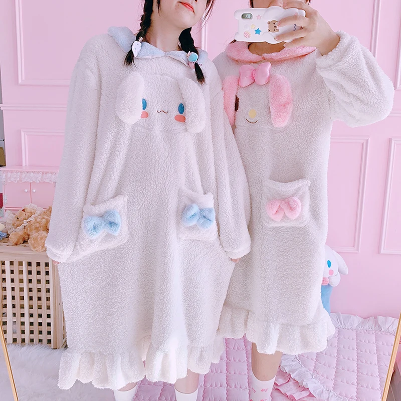 My Melody Cinnamoroll Pajamas Sets Long Sleeve Sleepwear