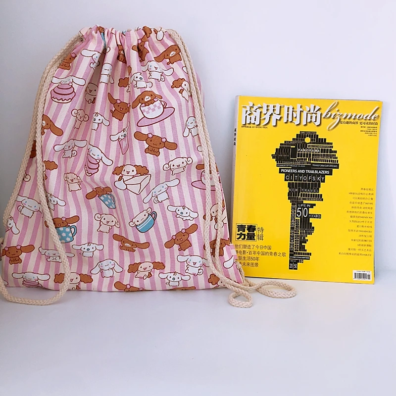 Cinnamoroll Drawstring Shoulder Travel Bags