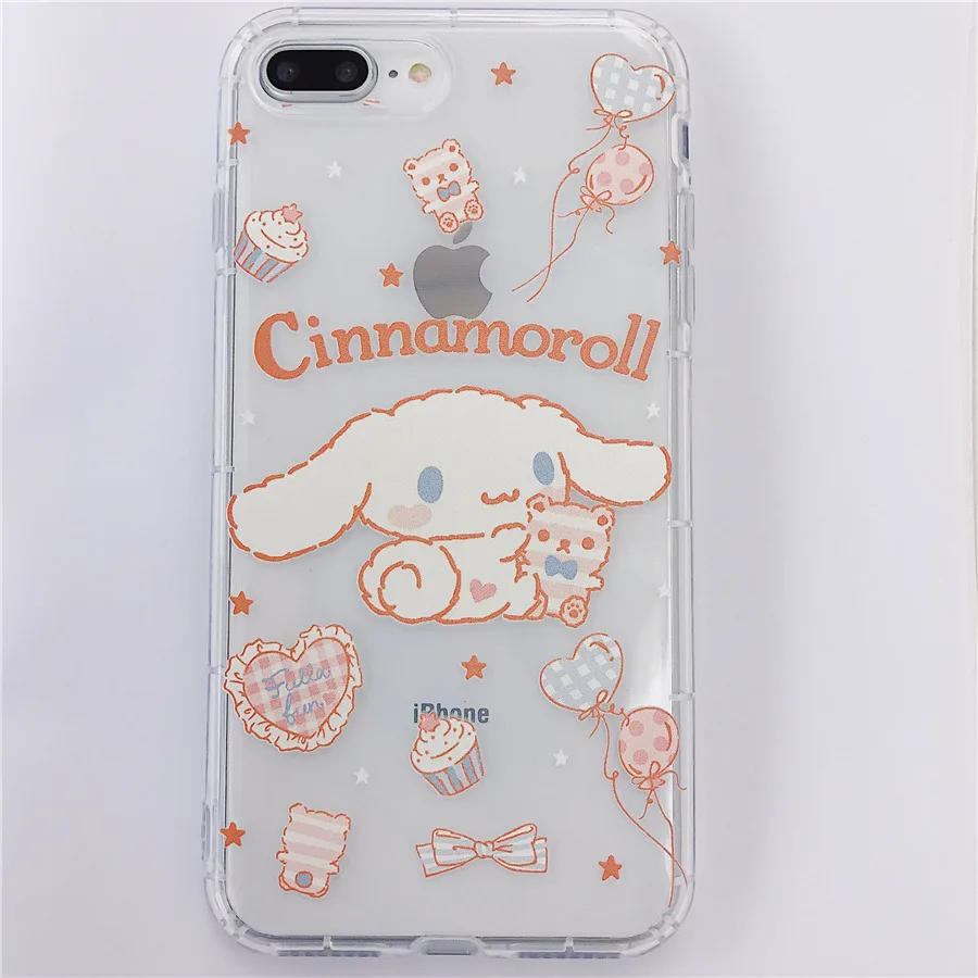 Cinnamoroll Pompompurin Cartoon Phone Case For iPhone