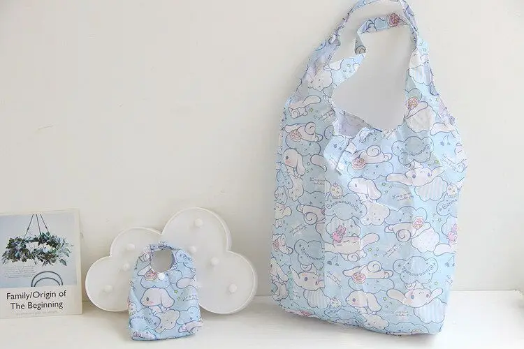 Cartoon Cinnamoroll Pattern Portable Shopping Bag Cartoon Cinnamoroll Pattern Portable Shopping Bag
