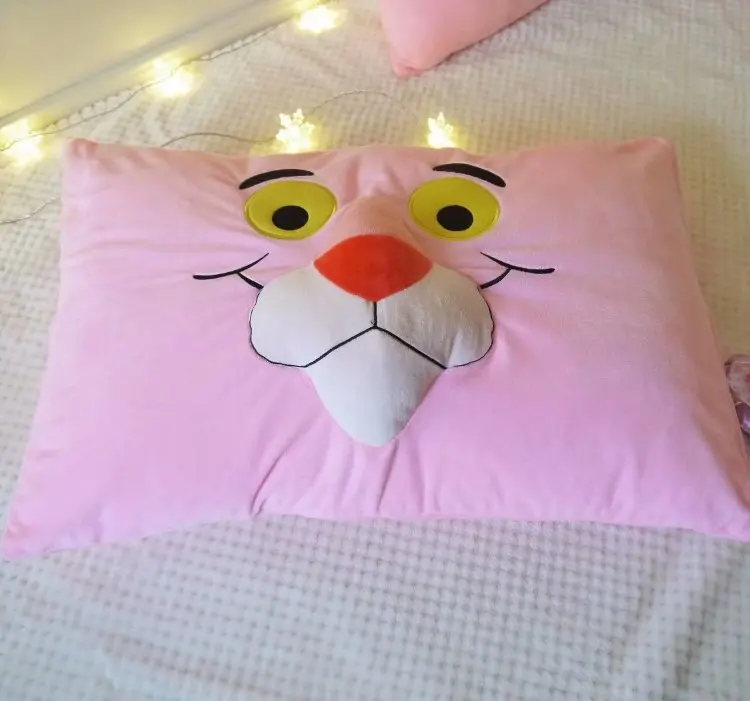 Cartoon Cinnamoroll /Pom Purin Leopard Stitch Pillow Case 
