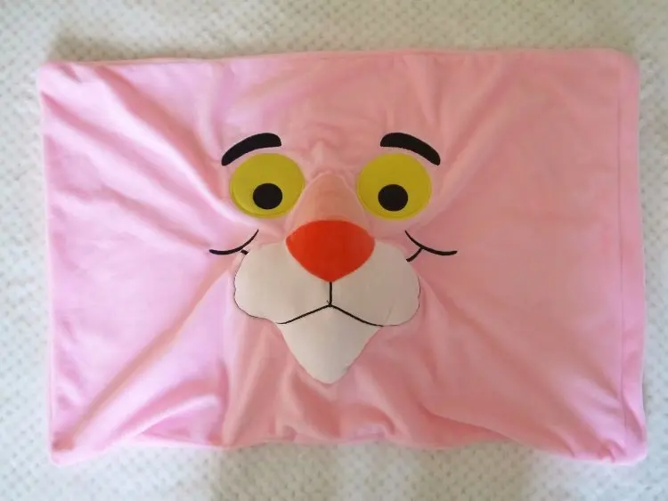 Cartoon Cinnamoroll /Pom Purin Leopard Stitch Pillow Case 