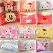 Cartoon Cinnamoroll /Pom Purin Leopard Stitch Pillow Case Cartoon Cinnamoroll /Pom Purin Leopard Stitch Pillow Case