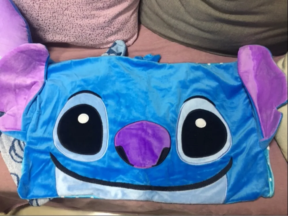 Cartoon Cinnamoroll /Pom Purin Leopard Stitch Pillow Case 