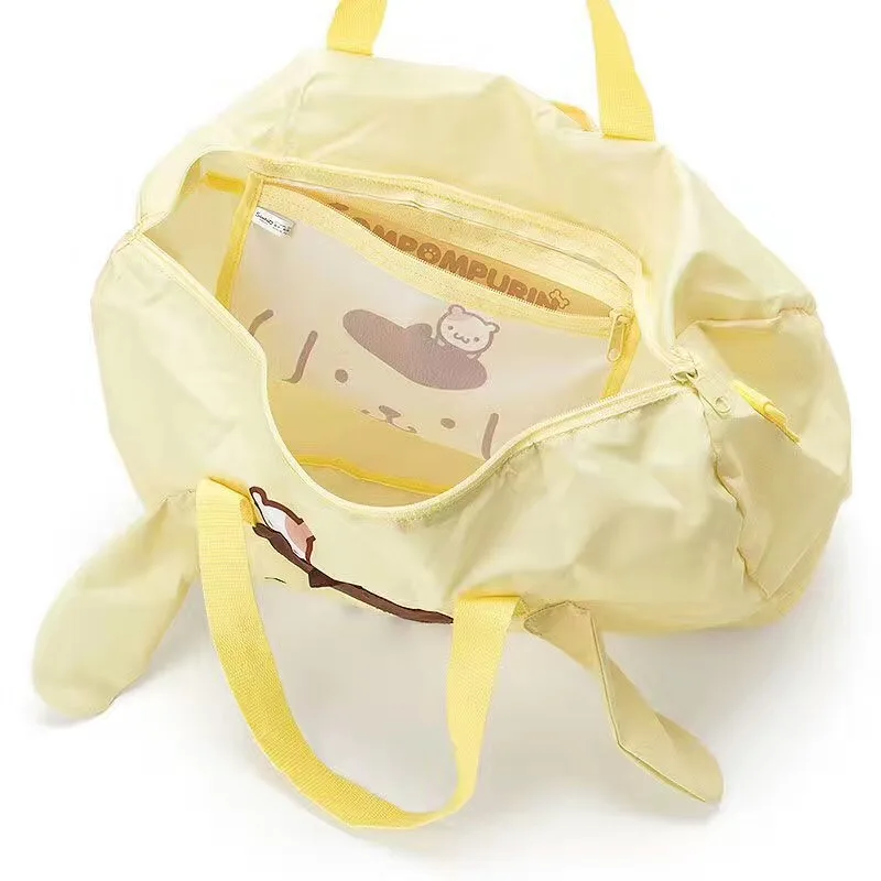 Anime Cinnamoroll Pompompurin My Melody Pudding Stuffed Travel Bag Anime Cinnamoroll Pompompurin My Melody Pudding Stuffed Travel Bag