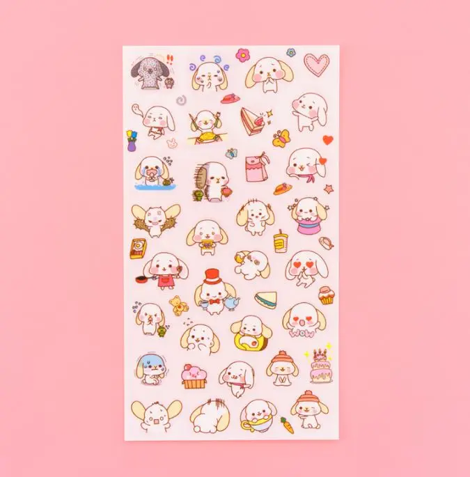 Cinnamoroll Big Ear Scrapbook Decoration Sticker