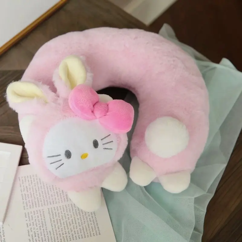 Cinnamoroll Dog Plush U Neck Pillow Car Cushion