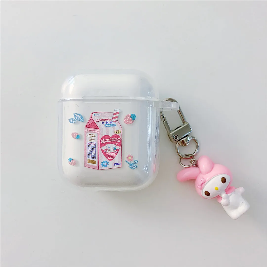 My Melody Cinnamoroll Wireless 3D Bluetooth Earphone Case My Melody Cinnamoroll Wireless 3D Bluetooth Earphone Case