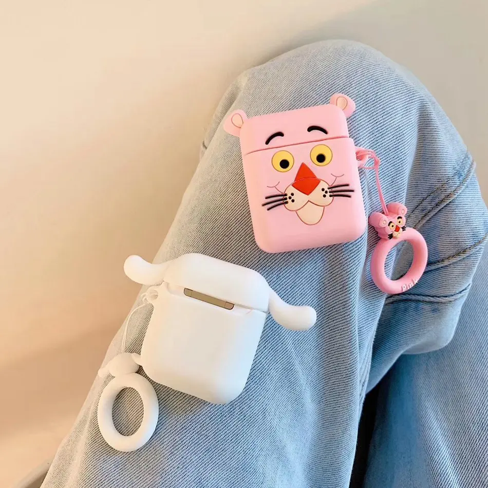Cinnamoroll Pink Panther Cartoon Earphone Cases