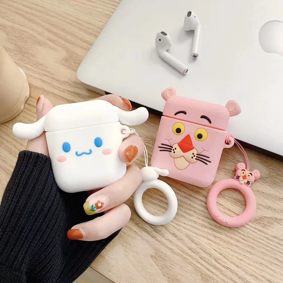 Cinnamoroll Pink Panther Cartoon Earphone Cases