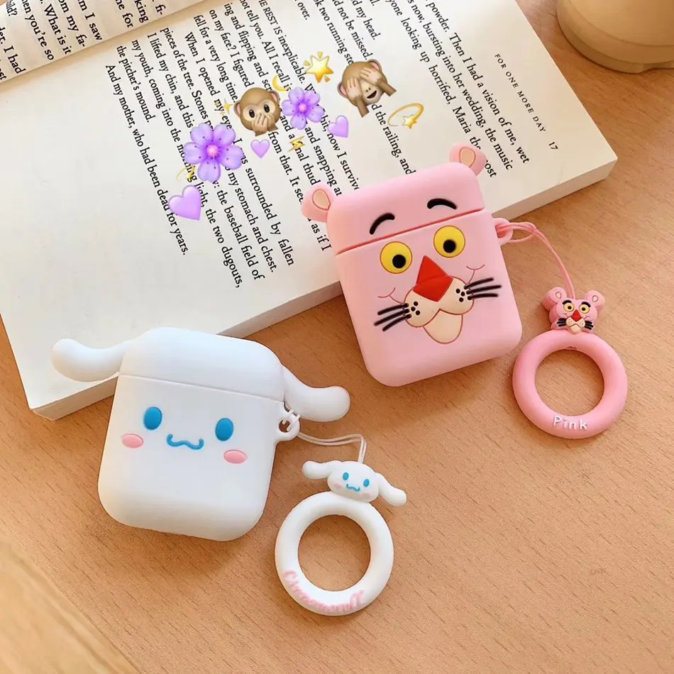 Cinnamoroll Pink Panther Cartoon Earphone Cases