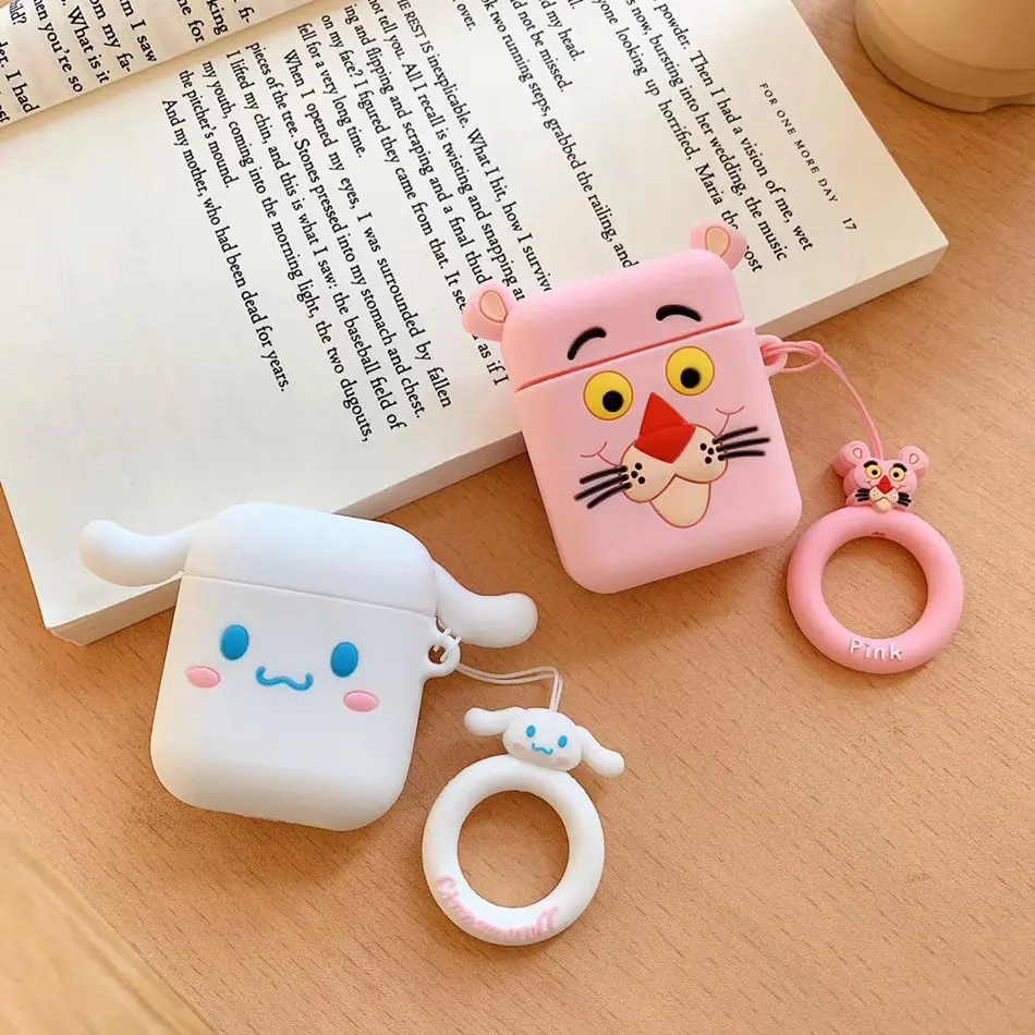Cinnamoroll Pink Panther Cartoon Earphone Cases