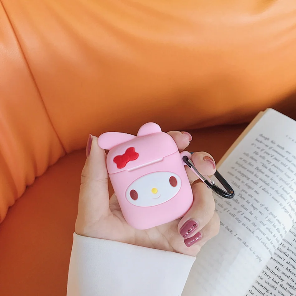 Cartoon Cinnamoroll Melody Kuromi Purin Earphone Cases Cartoon Cinnamoroll Melody Kuromi Purin Earphone Cases