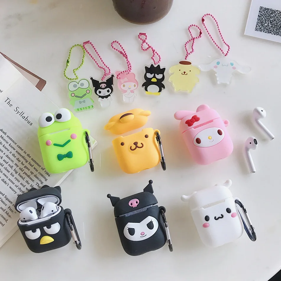 Cartoon Cinnamoroll Melody Kuromi Purin Earphone Cases Cartoon Cinnamoroll Melody Kuromi Purin Earphone Cases