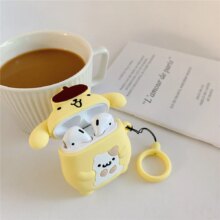 Pompom Purin 3D Cartoon Anime Cinnamoroll Airpods Case Pompom Purin 3D Cartoon Anime Cinnamoroll Airpods Case