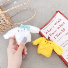 3D Cartoon Cinnamoroll Purin Dog Soft Plush Headset Case 3D Cartoon Cinnamoroll Purin Dog Soft Plush Headset Case