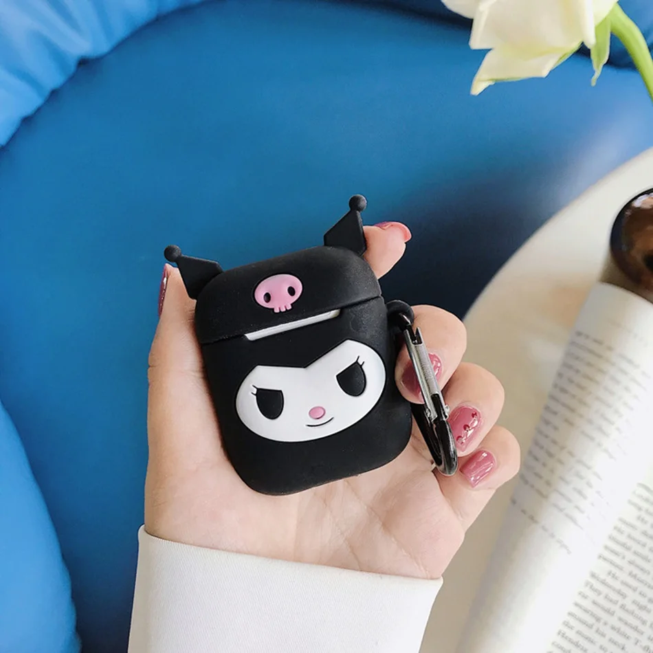 Cinnamoroll Melody Kuromi Purin Frog Earphone Cases Cinnamoroll Melody Kuromi Purin Frog Earphone Cases