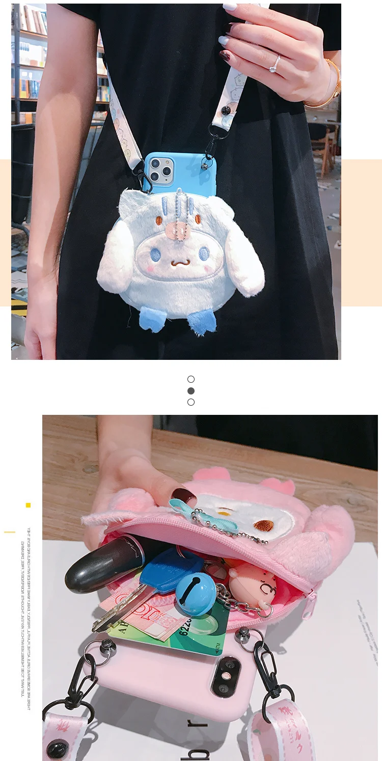 Pink Melody Cinnamoroll Wallet Shell For Samsung Galaxy Pink Melody Cinnamoroll Wallet Shell For Samsung Galaxy