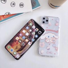 Cartoon Cinnamoroll Doll Transparent Phone Cover Cartoon Cinnamoroll Doll Transparent Phone Cover