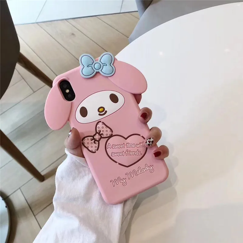 My Melody Cartoon Silicone Case For IPhone My Melody Cartoon Silicone Case For IPhone