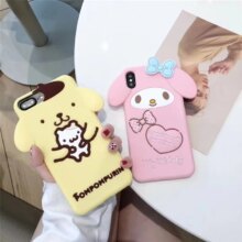 My Melody Cartoon Silicone Case For IPhone My Melody Cartoon Silicone Case For IPhone