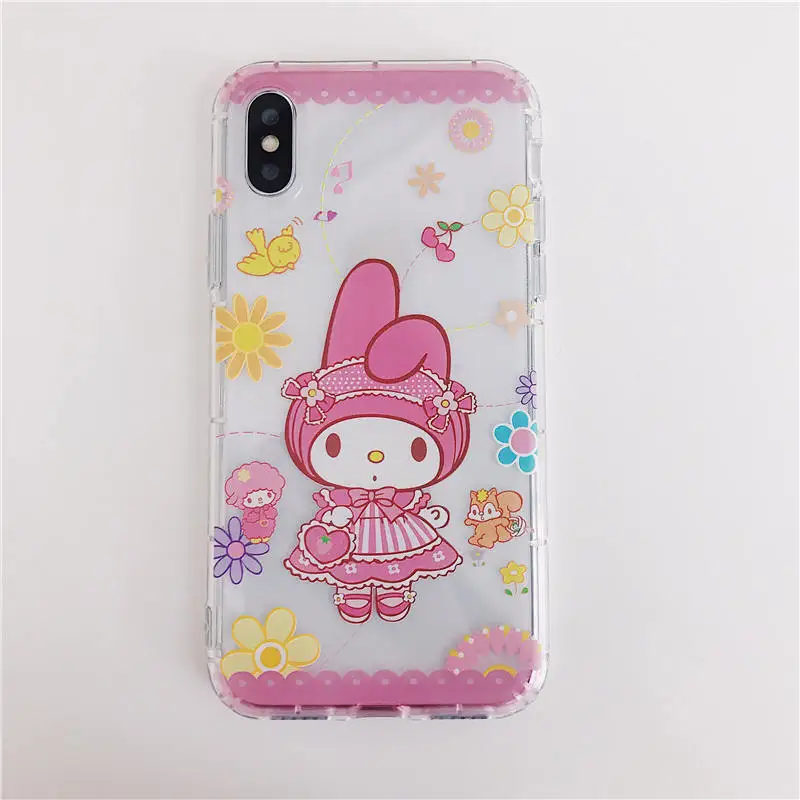 3D Cartoon My Melody Soft TPU Phone Case For iPhone