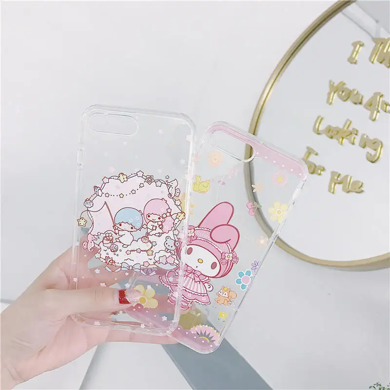 3D Cartoon My Melody Soft TPU Phone Case For iPhone