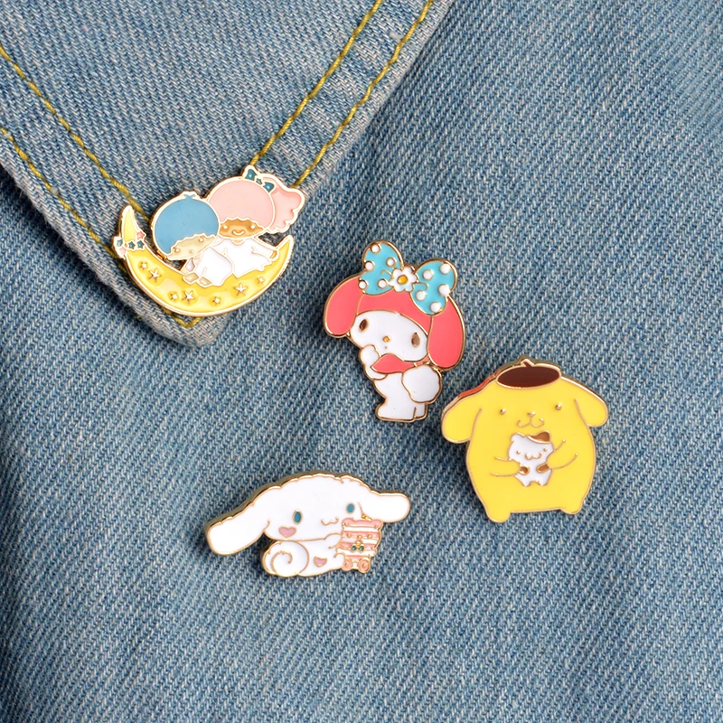 Melody Cinnamoroll Cartoon Enamel Pin Badge