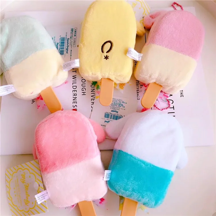 My Melody And Pudding Cinnamoroll Dog Cartoon Ice Cream Style Soft Plush Stuffed Toy