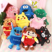 Cartoon Pikachu/Bear/Stitch Mini Plush Coin Bag Cartoon Pikachu/Bear/Stitch Mini Plush Coin Bag