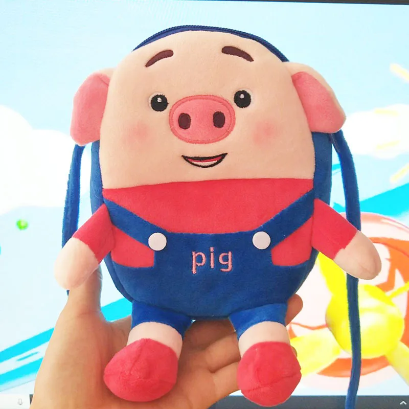 Cartoon Pikachu/Bear/Stitch Mini Plush Coin Bag 