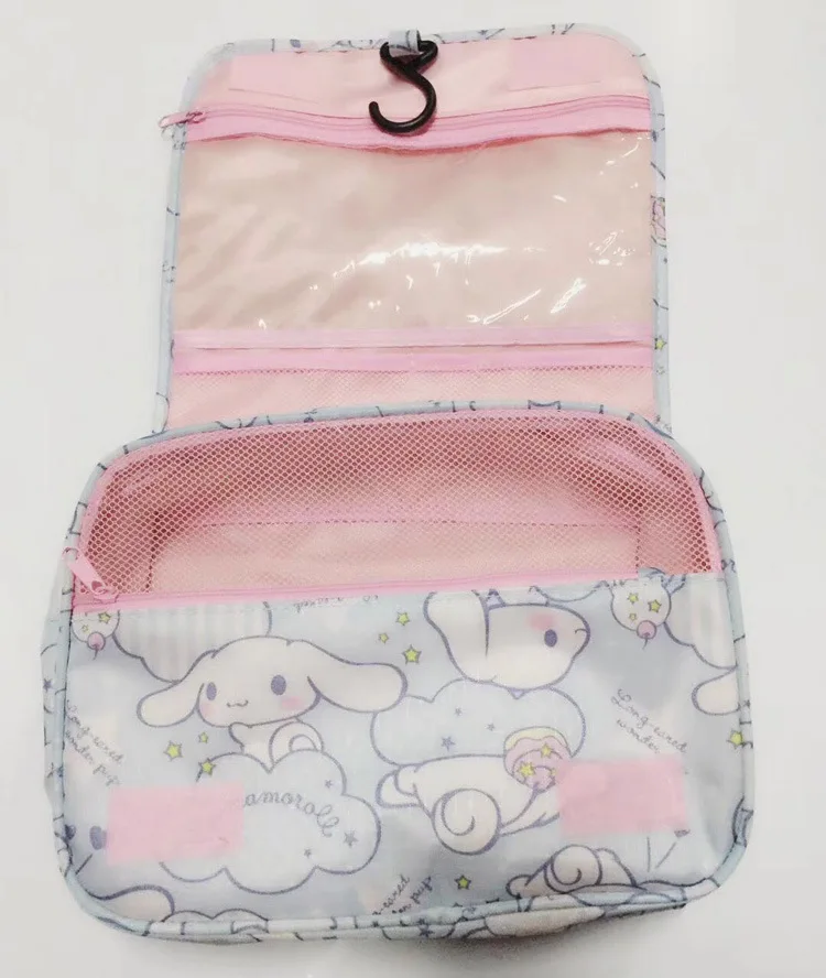 Anime Cinnamoroll Oxford Zipper Travel Makeup Bag