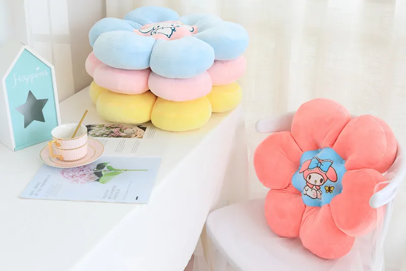 Melody/Cinnamoroll/Pikachu/Sellalou Flower Chair Seat Cushion