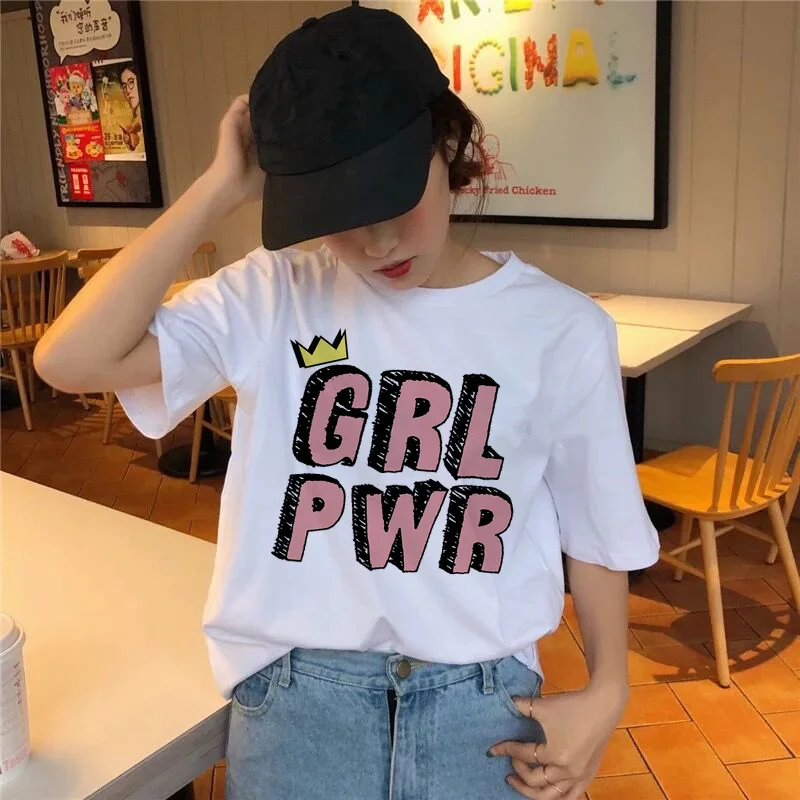 Feminist Graphic Print Casual Short Sleeve T-Shirt