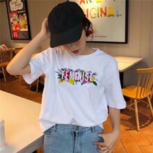 Feminist Graphic Print Casual Short Sleeve T-Shirt Feminist Graphic Print Casual Short Sleeve T-Shirt