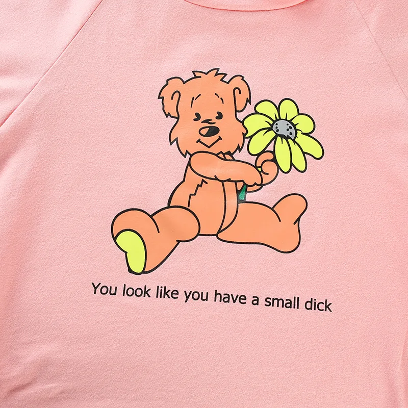 Cartoon Short Sleeve Casual Crop Top