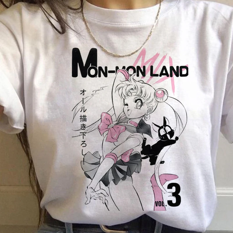 Sailor Moon Anime Harajuku Casual T-Shirt