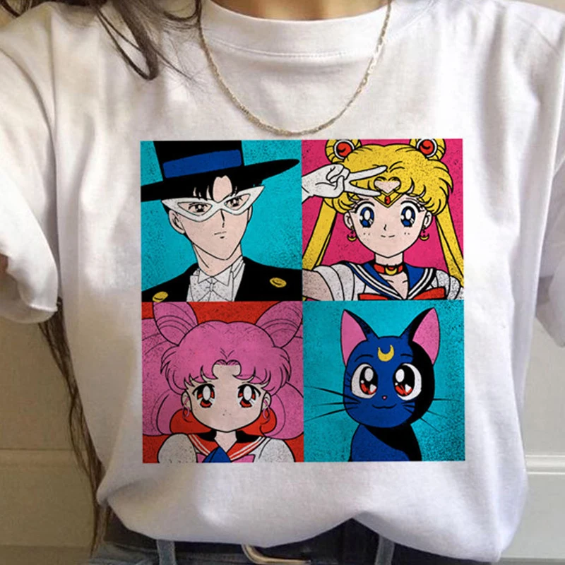 Sailor Moon Anime Harajuku Casual T-Shirt