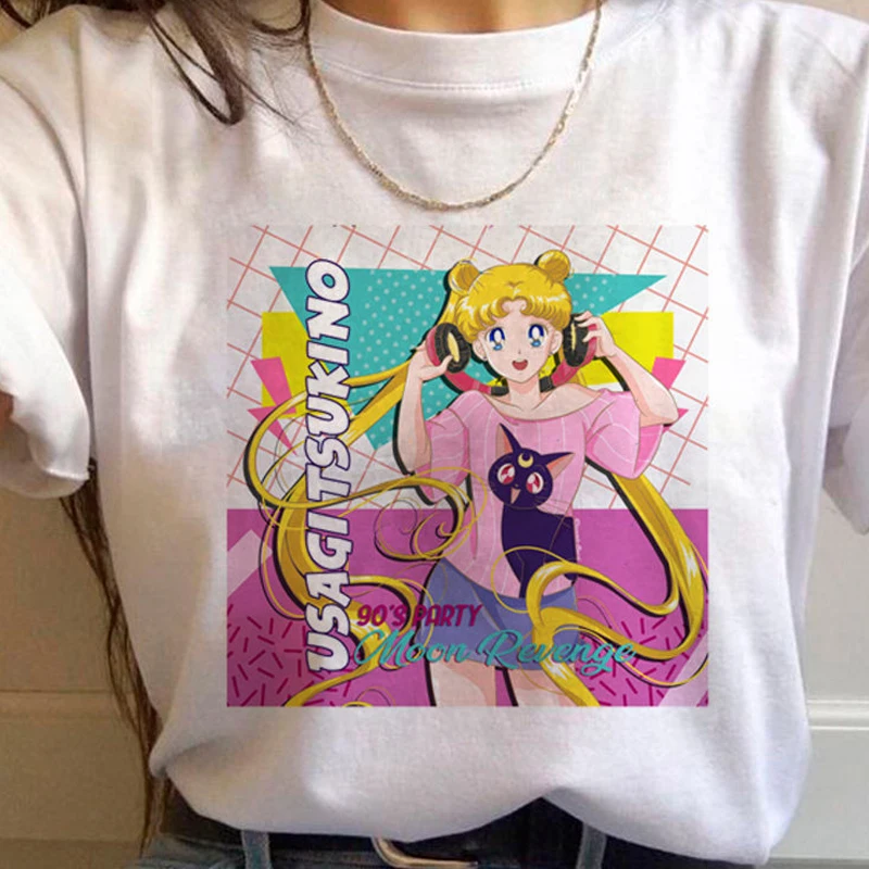 Sailor Moon Anime Harajuku Casual T-Shirt