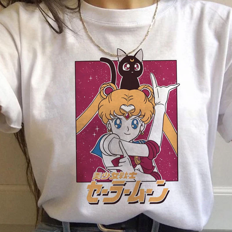Sailor Moon Anime Harajuku Casual T-Shirt