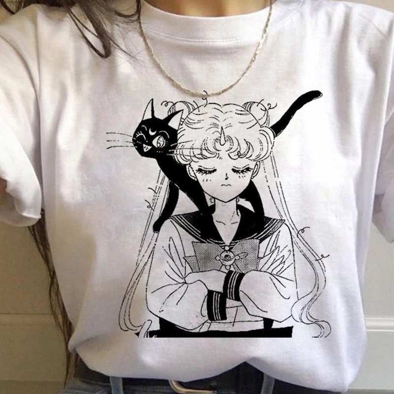 Sailor Moon Anime Harajuku Casual T-Shirt