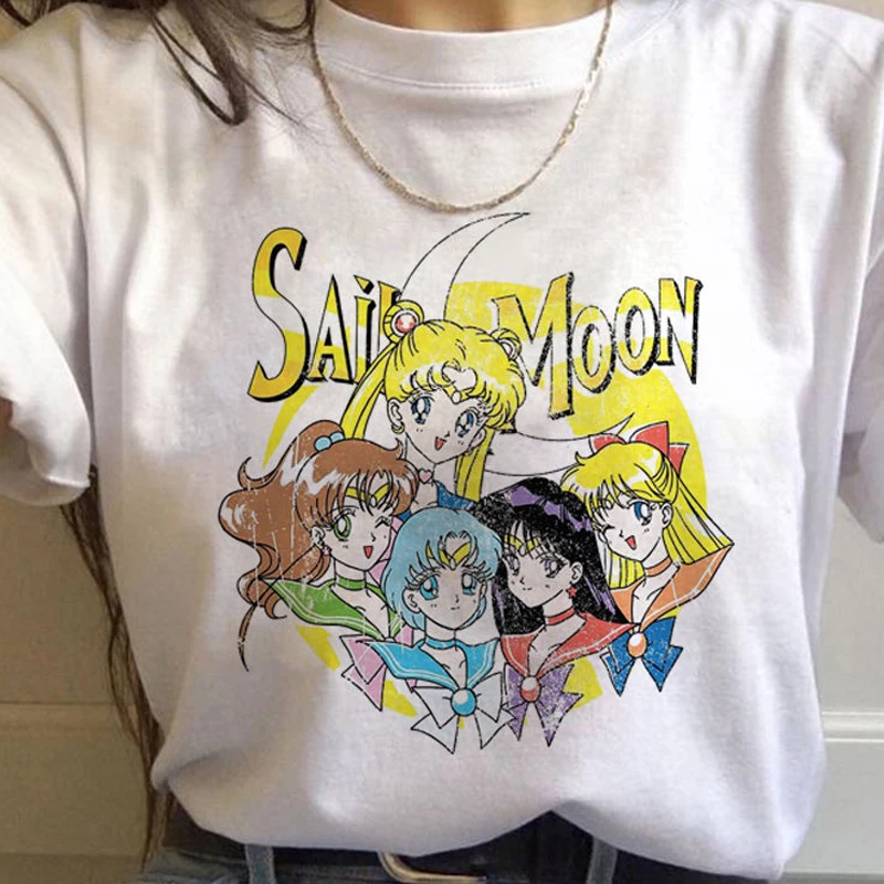 Sailor Moon Anime Harajuku Casual T-Shirt