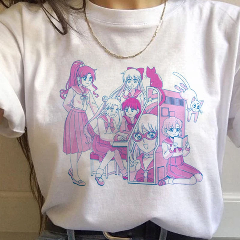 Sailor Moon Anime Harajuku Casual T-Shirt