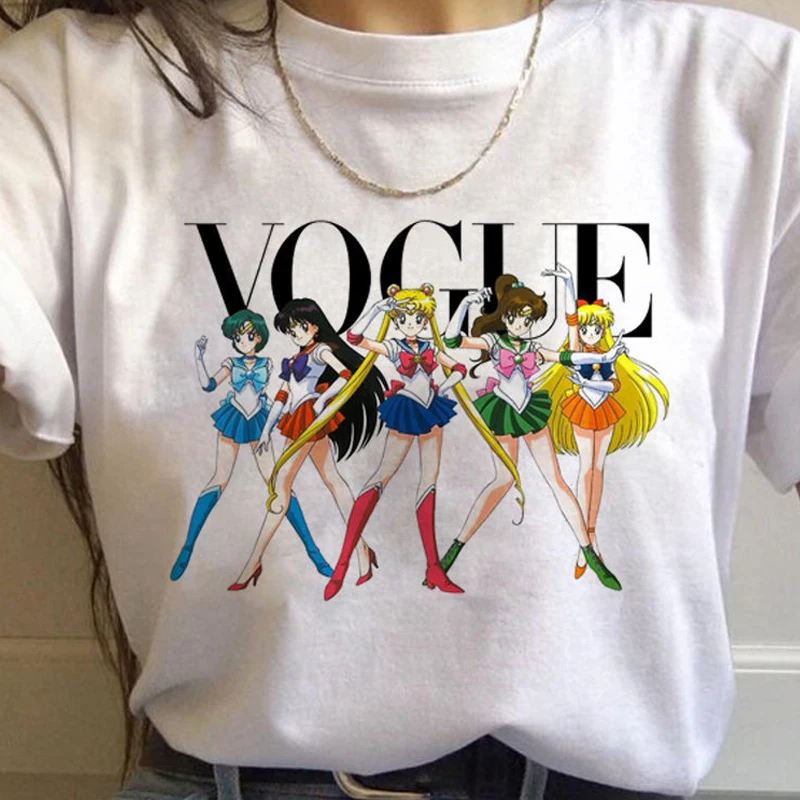Sailor Moon Anime Harajuku Casual T-Shirt