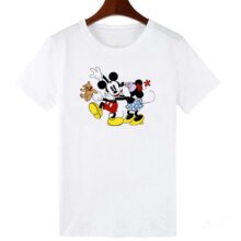 Mickey Minnie Graphic Casual Harajuku T-Shirt Mickey Minnie Graphic Casual Harajuku T-Shirt