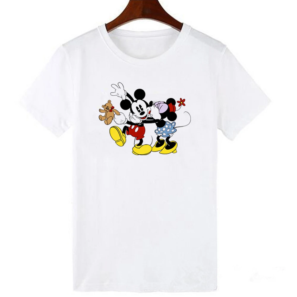 Mickey Minnie Graphic Casual Harajuku T-Shirt Mickey Minnie Graphic Casual Harajuku T-Shirt