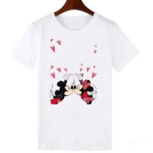 Mickey Minnie Graphic Casual Harajuku T-Shirt Mickey Minnie Graphic Casual Harajuku T-Shirt