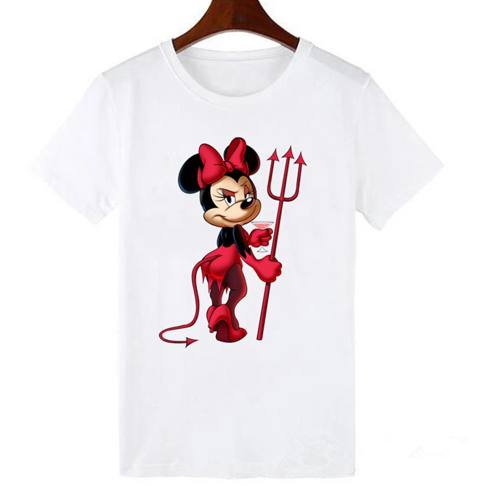 Mickey Minnie Graphic Casual Harajuku T-Shirt Mickey Minnie Graphic Casual Harajuku T-Shirt