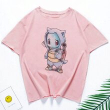 Pikachu Cartoon Print Short Sleeve Casual T-Shirt Pikachu Cartoon Print Short Sleeve Casual T-Shirt